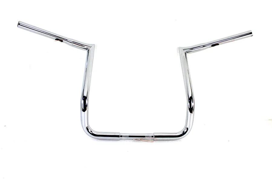MCM 20212 17 Inch Chrome Ape Handlebar for Harley Davidson FLT Models by MCM