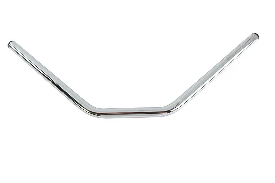 V-Twin 7/8 inch Angled Drag Handlebar with Chrome Finish by V-Twin