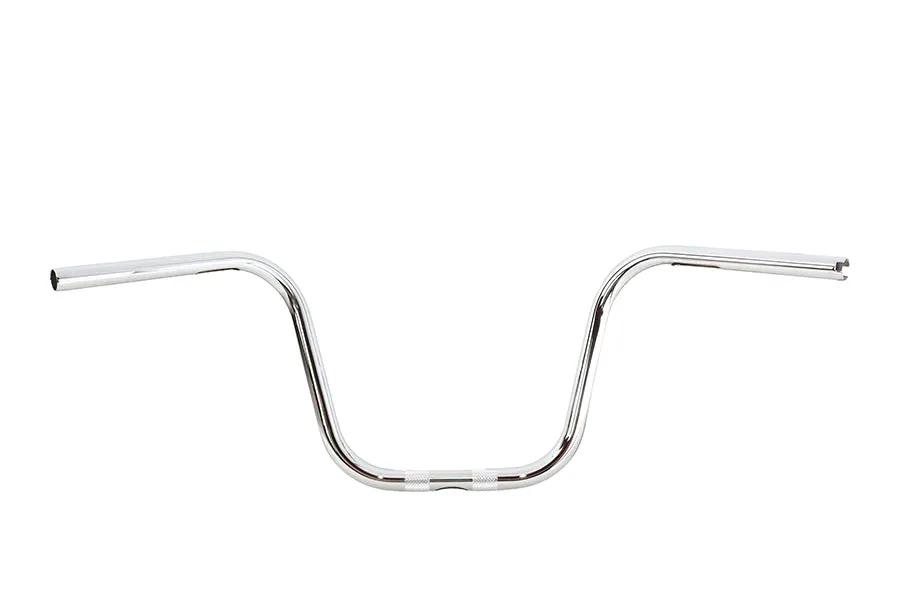 V-Twin 12 Inch Mini Ape Hanger Handlebar for Harley Davidson FLDE and FLHC Models by V-Twin