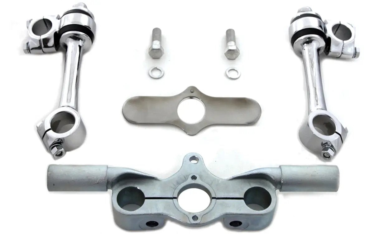 V-Twin Flanders Spring Fork Riser and Tree Kit for Harley Davidson EL Models by V-Twin