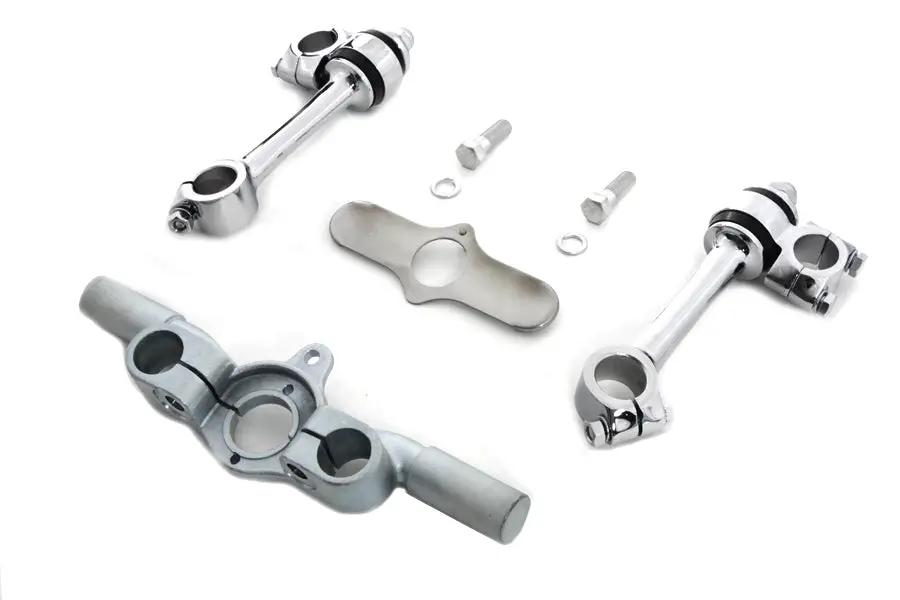 V-Twin Flanders Spring Fork Riser and Tree Kit for Harley Davidson EL Models by V-Twin