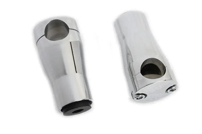 MCM Glide Riser Stem Set Chrome for Harley Davidson FL Models by MCM