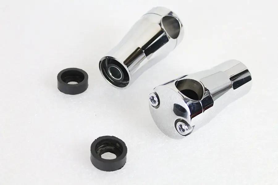 MCM Glide Riser Stem Set Chrome for Harley Davidson FL Models by MCM