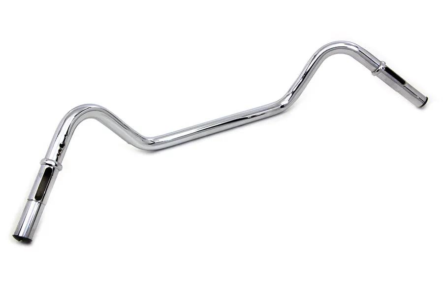 MCM Replica Flanders Spring Fork Handlebar with 5-1/2 Inch Pullback for Harley Davidson FL & W Models by MCM