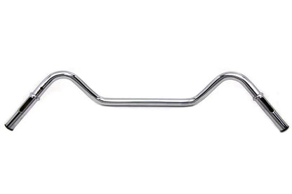 MCM Replica Flanders Spring Fork Handlebar with 5-1/2 Inch Pullback for Harley Davidson FL & W Models by MCM