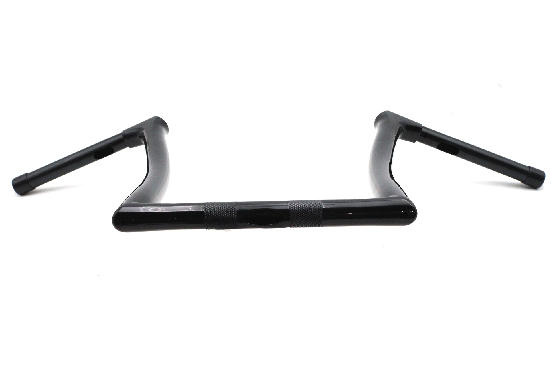 V-Twin 12.9 inch Rise Z-Bar Handlebar with Integral Fitting and Notched Design