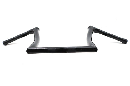 V-Twin 12.9 inch Rise Z-Bar Handlebar with Integral Fitting and Notched Design
