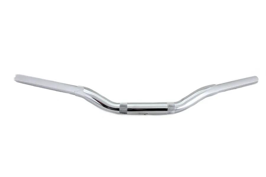 MCM 2 Inch Drag Handlebar without Indents Chrome - 29-1/2 Inch Length by MCM