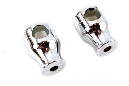 2 Inch Chrome Glide Riser Set for Motorcycles - Brand and Part Number 25-0893 by V-Twin