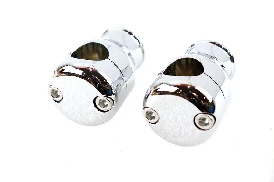 2 Inch Chrome Glide Riser Set for Motorcycles - Brand and Part Number 25-0893 by V-Twin