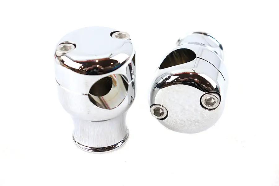 2 Inch Chrome Glide Riser Set for Motorcycles - Brand and Part Number 25-0893 by V-Twin