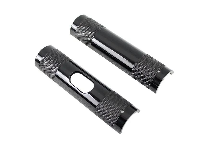 MCM 1-1/4 Inch Handlebar Riser Adapter Sleeve Spacer Set Black - Enhanced Grip and Compatibility by MCM