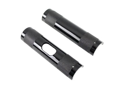 MCM 1-1/4 Inch Handlebar Riser Adapter Sleeve Spacer Set Black - Enhanced Grip and Compatibility by MCM