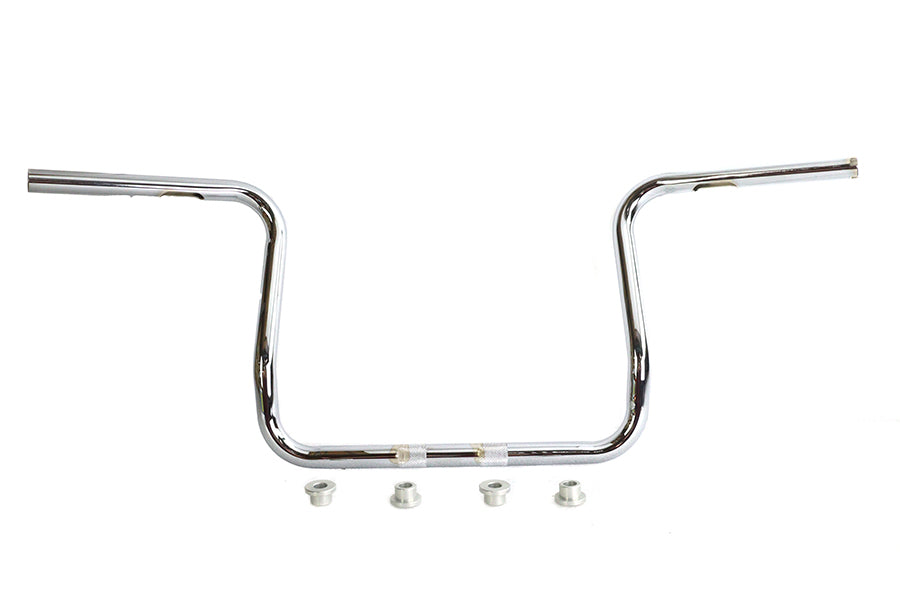 V-Twin 20330 12-Inch Mini Ape Hanger Handlebar for Harley-Davidson FLHX