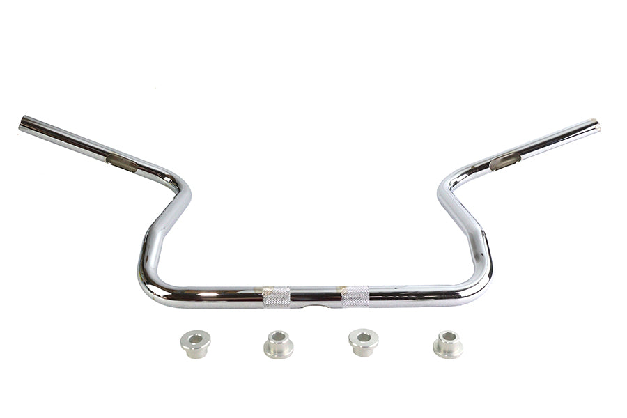 V-Twin 20330 12-Inch Mini Ape Hanger Handlebar for Harley-Davidson FLHX