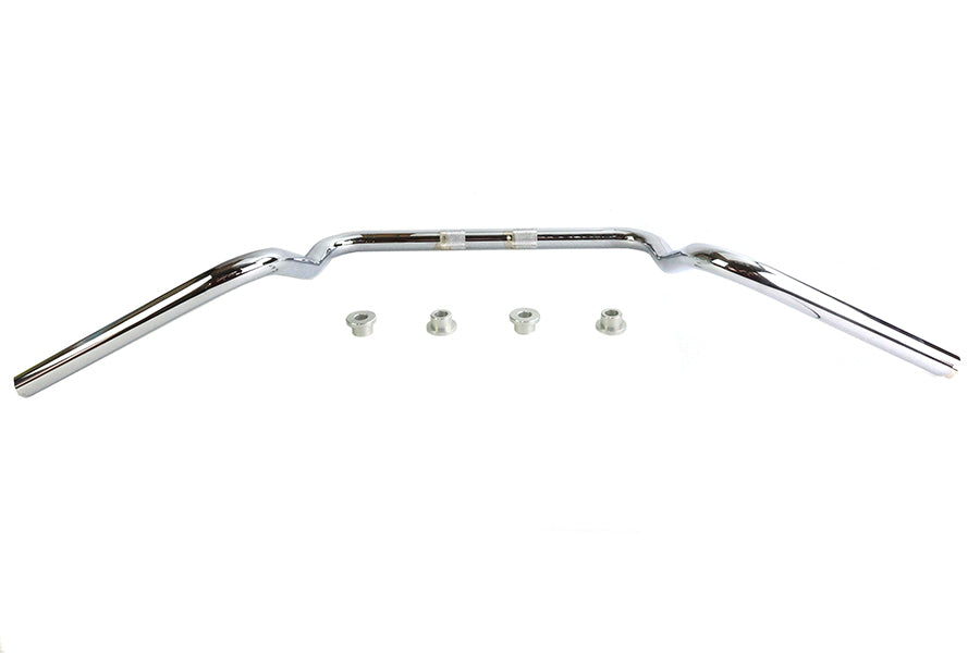 V-Twin 20330 12-Inch Mini Ape Hanger Handlebar for Harley-Davidson FLHX