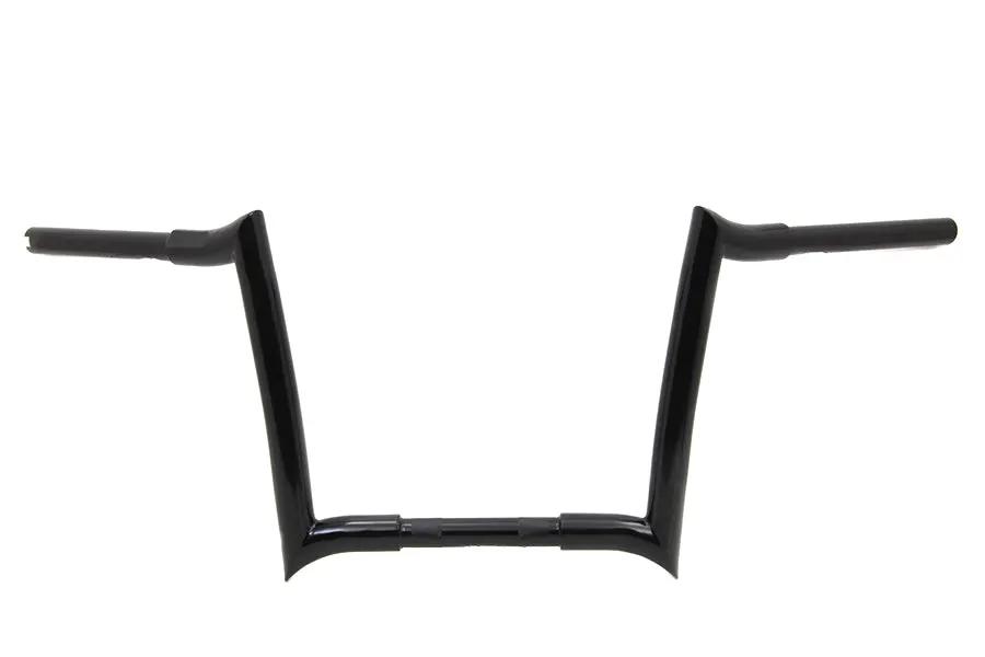 MCM 12 Inch Ape Handlebar Without Indents for Harley Davidson FLT - Black, Part #20180B by MCM