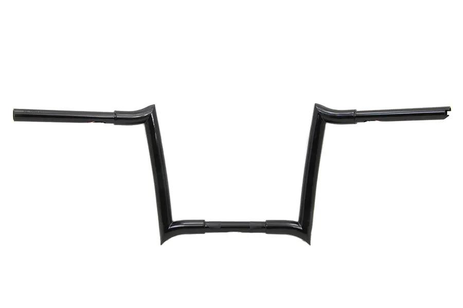 MCM 12 Inch Ape Handlebar Without Indents for Harley Davidson FLT - Black, Part #20180B by MCM