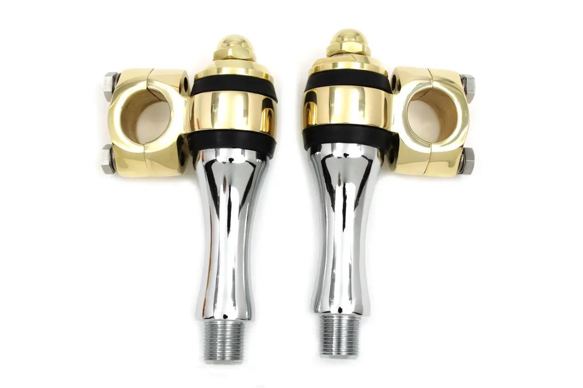 V-Twin Flanders Riser Kit for Harley Davidson with 1-inch Bar Compatibility by V-Twin