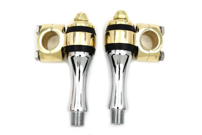 V-Twin Flanders Riser Kit for Harley Davidson with 1-inch Bar Compatibility by V-Twin