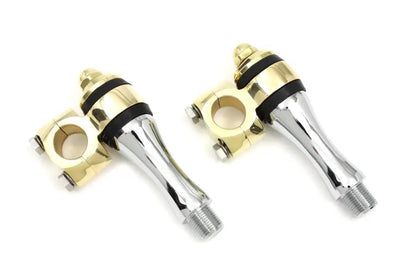 V-Twin Flanders Riser Kit for Harley Davidson with 1-inch Bar Compatibility by V-Twin