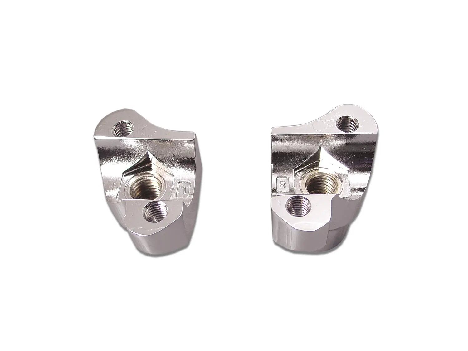 MCM 1-3/4 Inch Riser Set Chrome for Harley Davidson FLT (1988-1997) by MCM