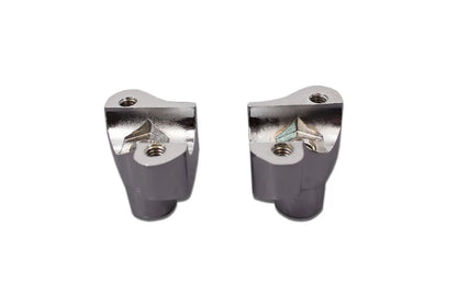 MCM 1-3/4 Inch Riser Set Chrome for Harley Davidson FLT (1988-1997) by MCM