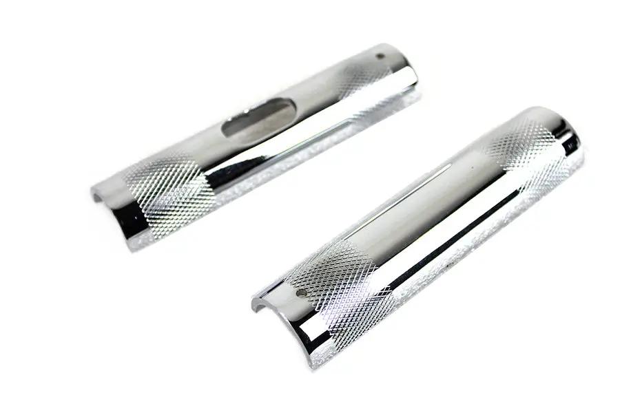 MCM 1-1/4 inch Handlebar Riser Adapter Sleeve Spacer Set Chrome by MCM