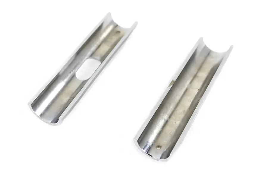 MCM 1-1/4 inch Handlebar Riser Adapter Sleeve Spacer Set Chrome by MCM