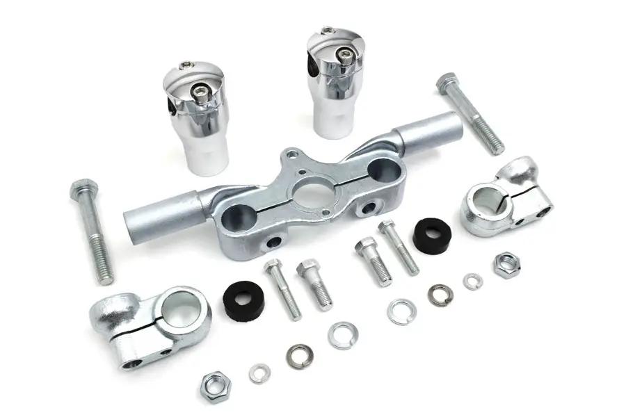 V-Twin Spring Fork Glide Riser/Tree Kit for Harley Davidson EL Models by V-Twin