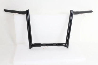 MCM 20283B 14-Inch Black Z-Bar Handlebar with Indents for Harley Davidson by MCM