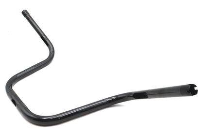 OE 12 Inch Mini Ape Hanger Handlebar with Indents for Harley Davidson - Gloss Black, Part #55801272