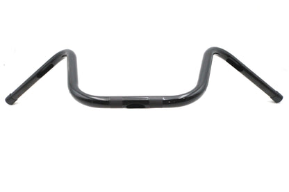OE 12 Inch Mini Ape Hanger Handlebar with Indents for Harley Davidson - Gloss Black, Part #55801272