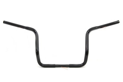 MCM 14 Inch Dresser Ape Hanger Handlebar with Indents in Black for Harley Davidson FLT Models by MCM