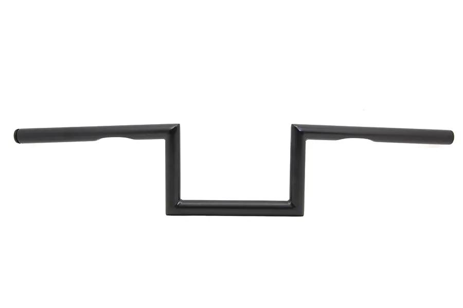 MCM 5-1/2 inch Z Handlebar with Indents in Black – Classic Chopper Style for Harley Davidson Models by MCM
