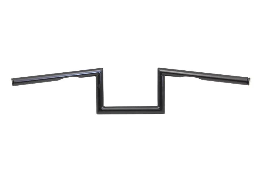 MCM 5-1/2 inch Z Handlebar with Indents in Black – Classic Chopper Style for Harley Davidson Models by MCM
