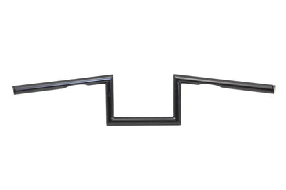 MCM 5-1/2 inch Z Handlebar with Indents in Black – Classic Chopper Style for Harley Davidson Models by MCM