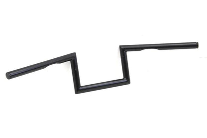 MCM 5-1/2 inch Z Handlebar with Indents in Black – Classic Chopper Style for Harley Davidson Models by MCM
