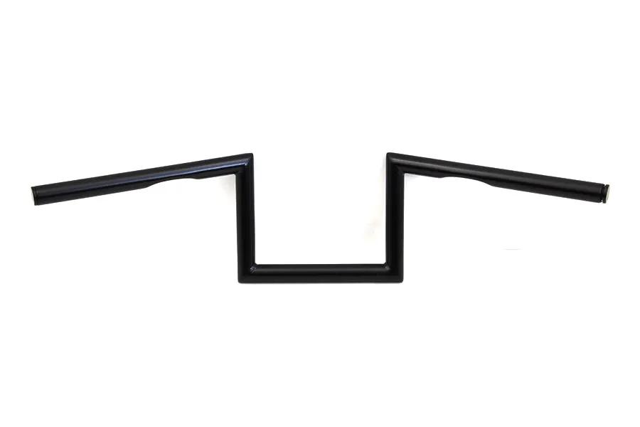 MCM 20239B 7 Inch Black Z Handlebar with Indents for Harley Davidson 1982-1985 Models by MCM