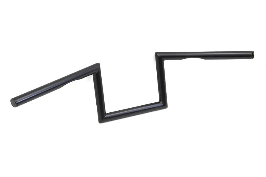 MCM 20239B 7 Inch Black Z Handlebar with Indents for Harley Davidson 1982-1985 Models by MCM