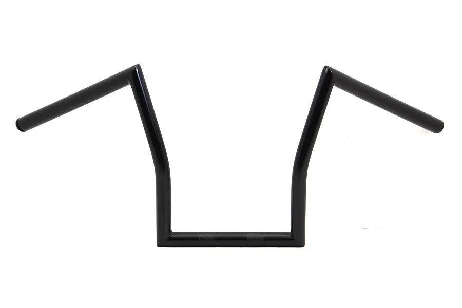 MCM 11 Inch Lazy Z Handlebar Black for Harley Davidson FL, FX, XL (Part #20249B) by MCM