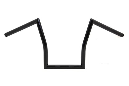 MCM 11 Inch Lazy Z Handlebar Black for Harley Davidson FL, FX, XL (Part #20249B) by MCM