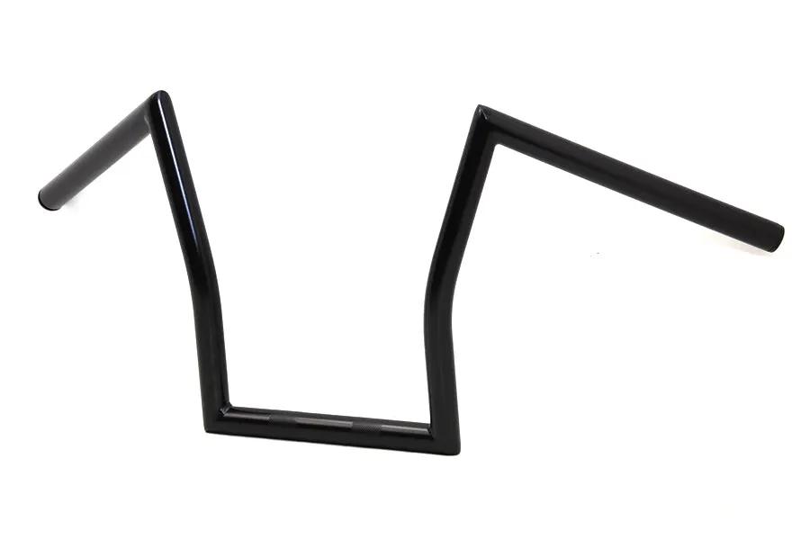 MCM 11 Inch Lazy Z Handlebar Black for Harley Davidson FL, FX, XL (Part #20249B) by MCM