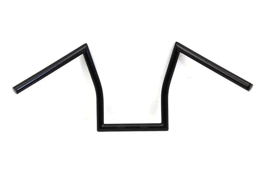 MCM 11 Inch Lazy Z Handlebar Black for Harley Davidson FL, FX, XL (Part #20249B) by MCM