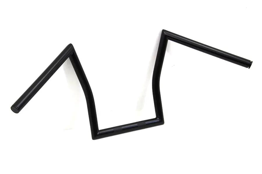 MCM 11 Inch Lazy Z Handlebar Black for Harley Davidson FL, FX, XL (Part #20249B) by MCM