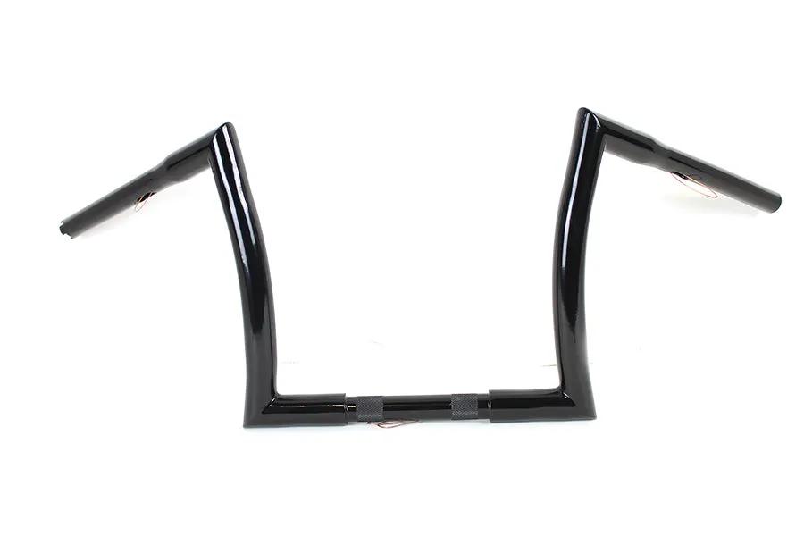 MCM 20145B 12 Inch Z Handlebar without Indents for Harley Davidson FXST by MCM