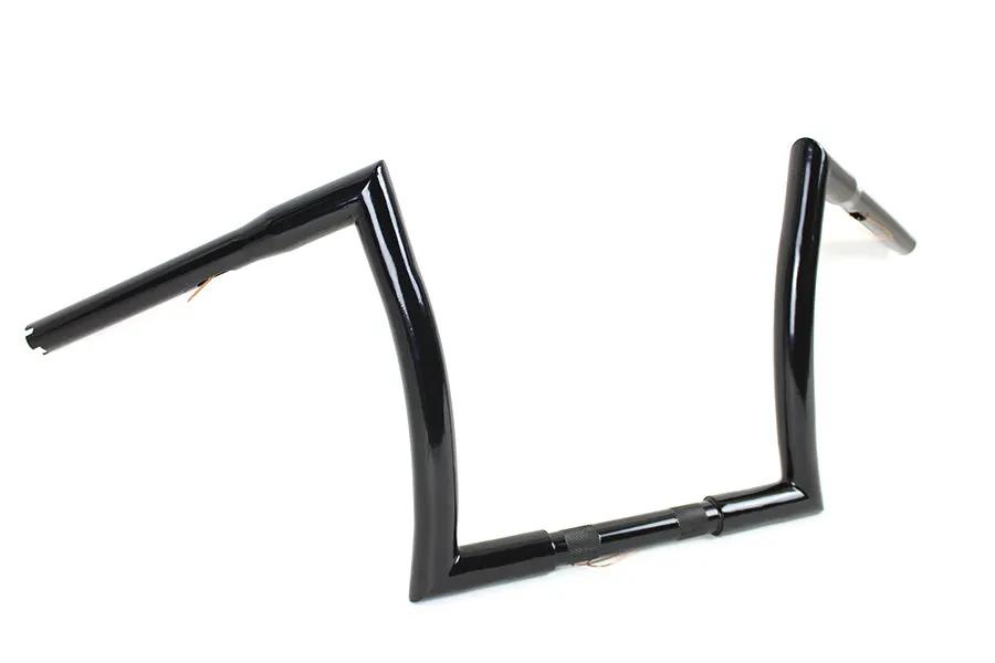 MCM 20145B 12 Inch Z Handlebar without Indents for Harley Davidson FXST by MCM