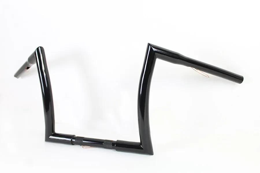 MCM 20145B 12 Inch Z Handlebar without Indents for Harley Davidson FXST by MCM