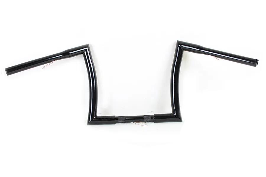 MCM 20145B 12 Inch Z Handlebar without Indents for Harley Davidson FXST by MCM