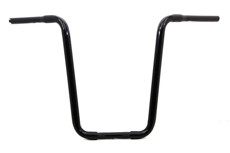 MCM Narrow Body Ape Hanger Handlebar with Indents in Black, Part Number 20095 by MCM